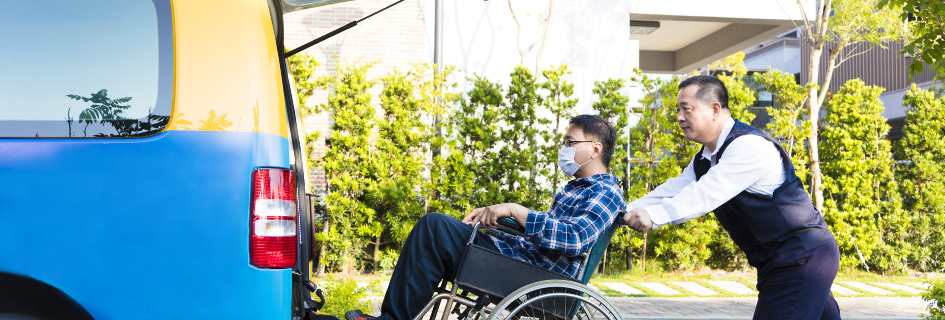 man helping a patient